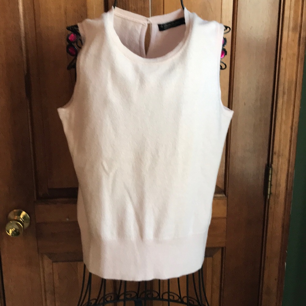 Brooks Brothers Cashmere Sleeveless Sweater M